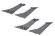 画像4: Reve D（レーヴ・ディー）/HS-WS-A8_HS-WS-AG/8810 STYLE 樹脂製ウイングステー (鉄製スクリュー6個入)