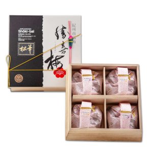 画像2: 勝喜梅/J40052/甘仕立て・金の紫蘇仕立て 【松華】(しょうか)  ■特選ギフト【最高級紀州南高梅】2つの味の梅干しセット