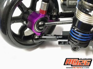 画像4: 【ネコポス対応】KN企画/KN-CP01BK-A__KN-CP01RD-A/アルミCNCベアリングピロボール M3正ネジ 全長22.5mm 2個入り