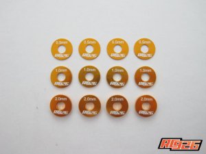 画像2: 【ネコポス対応】KN企画/KN-HS05BK-A__KN-HS05SV-A/アルミホイールスペーサーType-2セット 0.5/1.0/2.0mm厚