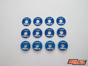 画像3: 【ネコポス対応】KN企画/KN-HS05BK-A__KN-HS05SV-A/アルミホイールスペーサーType-2セット 0.5/1.0/2.0mm厚