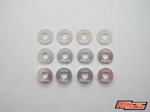 画像8: 【ネコポス対応】KN企画/KN-HS05BK-A__KN-HS05SV-A/アルミホイールスペーサーType-2セット 0.5/1.0/2.0mm厚