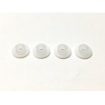 画像: 【ネコポス対応】KN企画/KN-KB02/サーボ固定用強化ブッシュ(白) 4個入り 5mm穴用