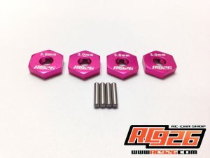 画像5: 【ネコポス対応】KN企画/KN-WH06BK-B__KN-WH06SV-B/アルミホイールハブ薄型(3mm厚) 4個入り