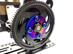 画像3: 【ネコポス対応】KN企画/KN-YD09/【RC926】64チタン【焼き色付き】スパーギアプレシジョンプレート RD/SD/MD用