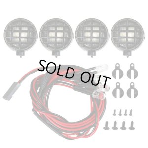 画像1: 【ネコポス対応】EAGLE(イーグル)/LED-18ROU-P1-WI/オフロードLEDライト・ラウンドタイプ白:BEC電源(4.8-6.0V)用