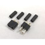 画像: 【ネコポス対応】LAB/LP-011/T型2ピンコネクター 滑り止め仕様 オス&メス 各1セット入