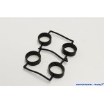画像: 【ネコポス対応】OPTION No.1(オプションNo.1)/M4-TY002-BK/M4レーシングタイヤ(大径/内径23.5mm厚み1.7mm)4個入 ブラック