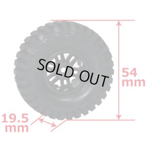 画像4: 【ネコポス対応】EAGLE(イーグル)/MINI-Z4X4-21P1/SP54mmクローラータイヤ&ホイルセット:MINI-Z4X4-21用