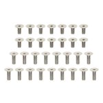 画像: 【ネコポス対応】YOKOMO(ヨコモ)/MS-SSA20/MS2.0 アルミシャーシ専用 高精度切削 スチール製 スクリューセット(120 度/31 本入)