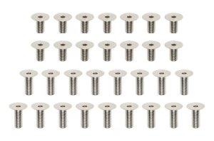画像1: 【ネコポス対応】YOKOMO(ヨコモ)/MS-SSA20/MS2.0 アルミシャーシ専用 高精度切削 スチール製 スクリューセット(120 度/31 本入)