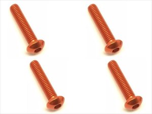 画像2: 【ネコポス対応】スクエア(SQUARE)/NAX-314BY_OR_P_PK_R_TB/3x14ヘックスボタンビス(6本入)