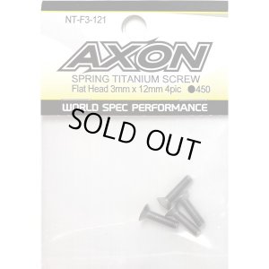 画像1: 【ネコポス対応】AXON(アクソン)/NT-F3-121/スプリングチタンスクリュー 3×12mm(皿)4個入