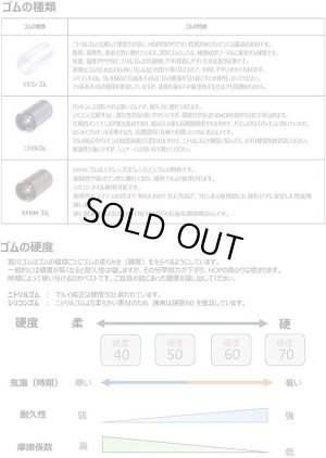 画像4: 【ネコポス対応】宮川ゴム/NT50-YV2-OSG/[国産] 誘導ブイ [ニトリル 硬度 50] (2個入り) + 専用押しゴム 付き マルイ 電動ガン対応 チャンバー パッキン