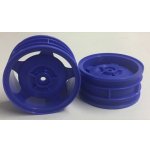 画像: タミヤ(TAMIYA)/OP-1681/4WDバギー　フロント・スターディッシュホイール(ブルー)