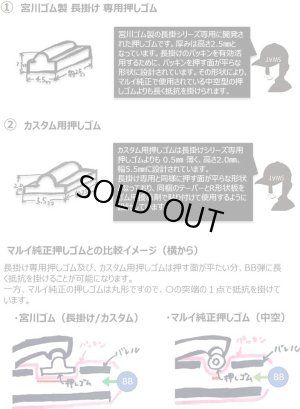画像4: 【ネコポス対応】宮川ゴム/OSG-NCRT4/[国産] 長掛け専用押しゴム+押しゴム自作キット金太郎 チャンバーパッキン専用(押しゴム)