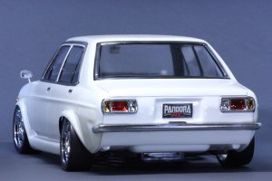 画像3: パンドラRC(Pandora RC)/PAB-3144/NISSAN  サニー  B110  4ドア クリアボディセット(未塗装)