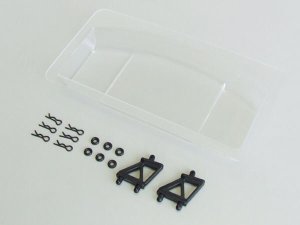 画像1: カワダ(KAWADA)/RGB90L/GTウイング・軽量 プラステー付 (未塗装)