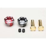 画像: 【ネコポス対応】YOKOMO(ヨコモ)/RP-121P4/レーシングパフォーマー アルミ製 バッテリープラグキャップ セット Φ4 (赤/黒)