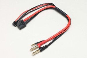 画像1: 【ネコポス対応】YOKOMO(ヨコモ)/RP-122-4/充電/バランスケーブル 20cm(XT60/バレットプラグ)