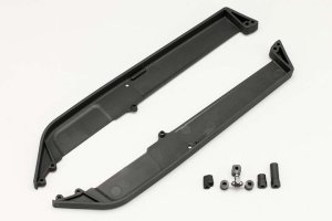 画像1: 【ネコポス対応】YOKOMO(ヨコモ)/S4-002SPG/YZ-4SF2用 サイドプレート/バッテリーポスト/アンテナマウント(グラファイト成型)