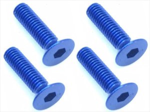 画像2: 【ネコポス対応】スクエア(SQUARE)/SAX-312BK_BY_OR_P_PK_R_TB/3x12ヘックス皿 ジュラルミンビス(6本入)