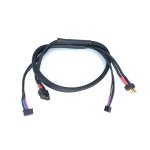 画像: 【ネコポス対応】スクエア(SQUARE)/SGC-107/Life用充電ケーブル XT60/T2Pコネクター 600mm