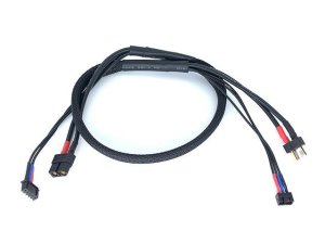 画像1: 【ネコポス対応】スクエア(SQUARE)/SGC-108/Lipo用充電ケーブル XT60/T2Pコネクター 600mm