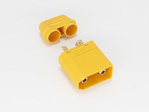 画像1: 【ネコポス対応】スクエア(SQUARE)/SGC-163M/XT90 コネクター(オス1pcs)