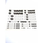 画像: 【ネコポス対応】スクエア(SQUARE)/SGD-6/SQUARE STICKER(カット済)