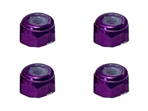 画像4: 【ネコポス対応】スクエア(SQUARE)/SGX-02BK_BY_OR_P_PK_R_S_TB/アルミナイロンナット M2 4個入 ※画像は5個ですが商品は4個入です。