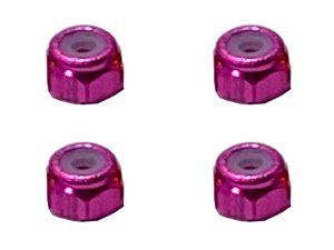 画像5: 【ネコポス対応】スクエア(SQUARE)/SGX-02BK_BY_OR_P_PK_R_S_TB/アルミナイロンナット M2 4個入 ※画像は5個ですが商品は4個入です。