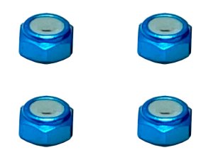 画像7: 【ネコポス対応】スクエア(SQUARE)/SGX-02UBK_BY_OR_P_PK_R_S_TB/アルミ薄型ナイロンナット M2 4個入 ※画像は5個ですが商品は4個入です。