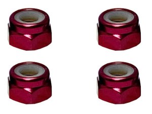 画像6: 【ネコポス対応】スクエア(SQUARE)/SGX-04BK_BY_OR_P_PK_R_S_TB/アルミナイロンナット M4 4個入 ※画像は5個ですが商品は4個入です。