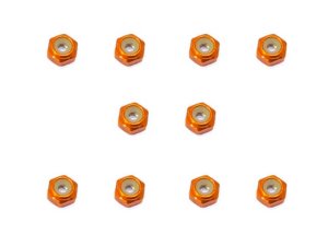 画像3: 【ネコポス対応】スクエア(SQUARE)/SGX-102UBK_BY_OR_P_PK_R_S_TB/アルミ薄型ナイロンナット M2 10個入