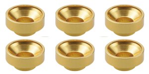 画像3: 【ネコポス対応】スクエア(SQUARE)/SGX-119BK/アルミボス付皿ワッシャー 6個入