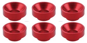 画像5: 【ネコポス対応】スクエア(SQUARE)/SGX-119BK/アルミボス付皿ワッシャー 6個入