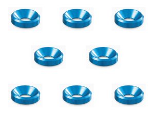 画像7: 【ネコポス対応】スクエア(SQUARE)/SGX-16BK/4mmアルミ皿ワッシャー外径10mm 6個入