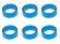 画像4: 【ネコポス対応】スクエア(SQUARE)/SGX-4830BK/1/12レーシング用リア車幅調整カラー3.0t (6個入) φ7.9×6.4×3.0t