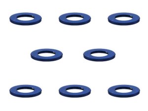 画像2: 【ネコポス対応】スクエア(SQUARE)/SGX-905BK/M3 アルミワッシャー φ5.5×3×0.5t 6個入