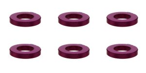 画像4: 【ネコポス対応】スクエア(SQUARE)/SGX-910BK/M3 アルミカラー φ5.5×3×1.0t 6個入