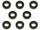 画像: 【ネコポス対応】スクエア(SQUARE)/SGX-915BK/M3 アルミカラー φ5.5×3×1.5t 6個入