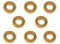 画像3: 【ネコポス対応】スクエア(SQUARE)/SGX-915BK/M3 アルミカラー φ5.5×3×1.5t 6個入