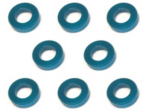 画像7: 【ネコポス対応】スクエア(SQUARE)/SGX-915BK/M3 アルミカラー φ5.5×3×1.5t 6個入