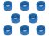 画像2: 【ネコポス対応】スクエア(SQUARE)/SGX-925BK/M3 アルミカラー φ5.5×3×2.5t 6個入