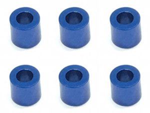 画像2: 【ネコポス対応】スクエア(SQUARE)/SGX-950BK/M3 アルミカラー φ5.5×3×5.0t 6個入