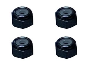 画像1: 【ネコポス対応】スクエア(SQUARE)/SGY-02BK__SGY-02TB/アルミナイロンナット M2 4pcs