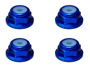 画像2: 【ネコポス対応】スクエア(SQUARE)/SGY-02FBK__SGY-02FTB/アルミフランジナイロンナット M2 4pcs
