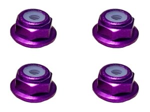 画像4: 【ネコポス対応】スクエア(SQUARE)/SGY-02FBK__SGY-02FTB/アルミフランジナイロンナット M2 4pcs