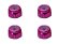 画像5: 【ネコポス対応】スクエア(SQUARE)/SGY-02BK__SGY-02TB/アルミナイロンナット M2 4pcs